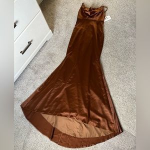 Brown prom/formal/bridesmaid dress